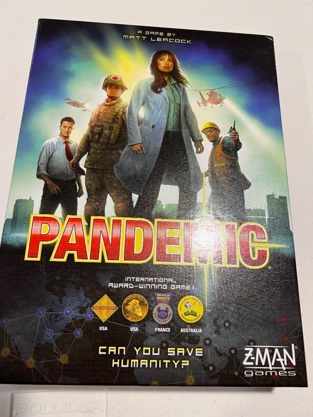 Pandemic board game by Zman Games